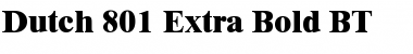 Dutch801 XBd BT Extra Bold Font