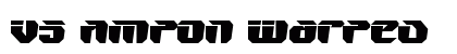 V5 Ampon Warped Font Preview V5 Ampon Warped Font Preview