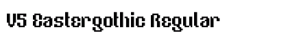 V5 Eastergothic Regular Font Preview V5 Eastergothic Regular Font Preview