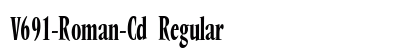 V691-Roman-Cd Regular Font Preview V691-Roman-Cd Regular Font Preview
