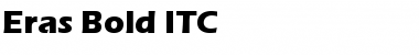 Download Eras Bold ITC Font