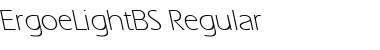 ErgoeLightBS Regular Font