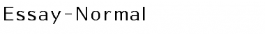 Download Essay-Normal Font