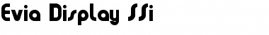 Evia Display SSi Regular Font