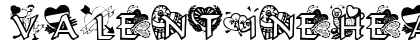 VALENTINEHEARTS Regular Font Preview VALENTINEHEARTS Regular Font Preview