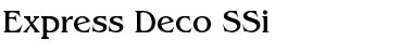 Download Express Deco SSi Font