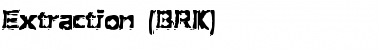 Download Extraction (BRK) Font