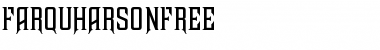 FarquharsonFree Regular Font