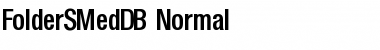 FolderSMedDB Normal Font