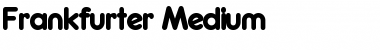 Frankfurter_Medium Regular Font