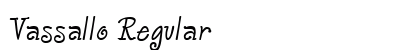 Vassallo Regular Font Vassallo Regular Font Preview