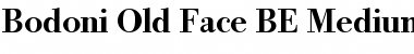 Bodoni Old Face BE Bold