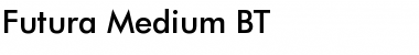 Futura Medium Font