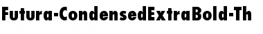 Futura-CondensedExtraBold-Th Regular Font