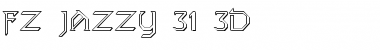 FZ JAZZY 31 3D Normal Font