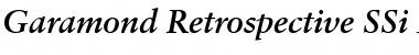 Garamond Retrospective SSi Bold Italic