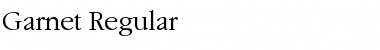 Download Garnet Font