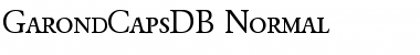 GarondCapsDB Normal Font
