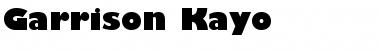 Download Garrison Kayo Font
