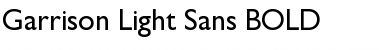 Download Garrison Light Sans Font