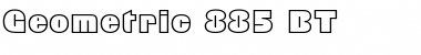 Geometr885 BT Regular Font