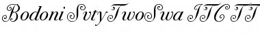Bodoni SvtyTwoSwa ITC TT Font