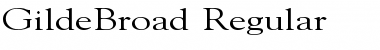 GildeBroad Regular Font