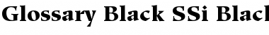 Glossary Black SSi Black Font