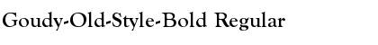 Goudy-Old-Style-Bold Regular
