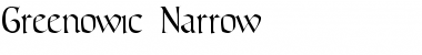 Download Greenowic Narrow Font
