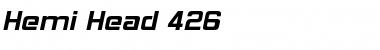 Hemi Head 426 Regular Font