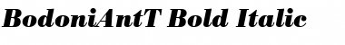 BodoniAntT Bold Italic