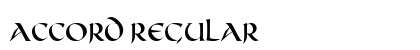 Accord Regular Font Preview Accord Regular Font Preview