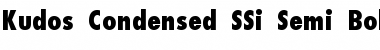 Kudos Condensed SSi Semi Bold Condensed