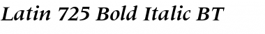 Latin725 BT Bold Italic