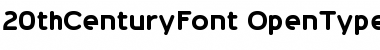 20thCenturyFont Regular Font