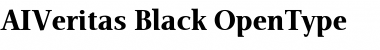 AIVeritas Black Font