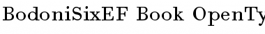 BodoniSixEF Font