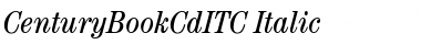 CenturyBookCdITC Italic Font