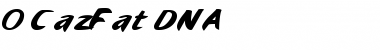 0 CazFat DNA Font