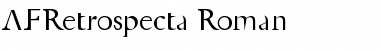 AFRetrospecta Roman Font