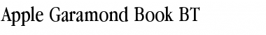 Apple Garamond BT Book Font