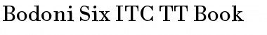 Bodoni Six ITC TT Font